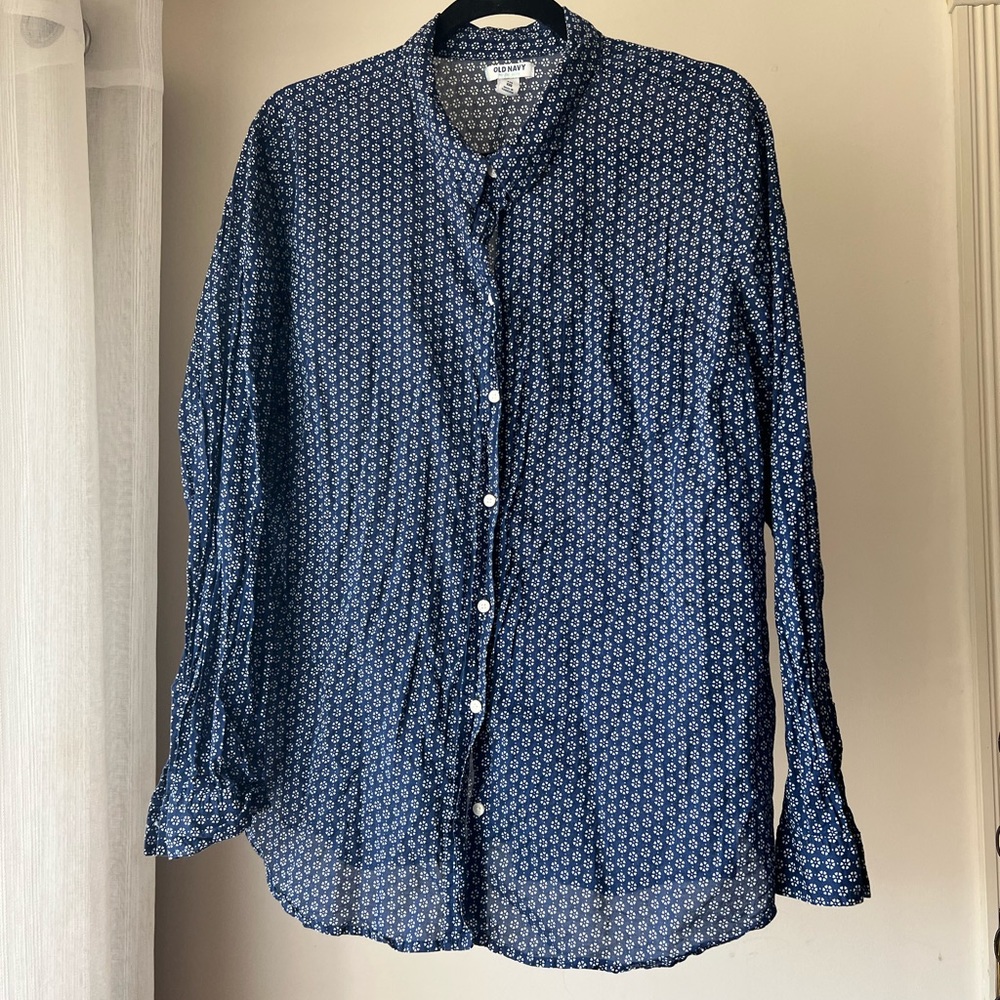 Old Navy button down shirt with collar 100%cotton, XXL